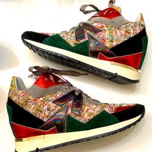 Brand New RARE Elena Iachi Platform Hidden Wedge Sneakers